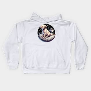 Lunar Lab: Adventures Beyond, Dog Lover and Dog Owner Kids Hoodie